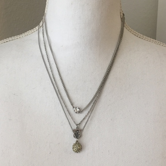 Juicy Couture Jewelry - Juicy Couture Silver Layered Necklace